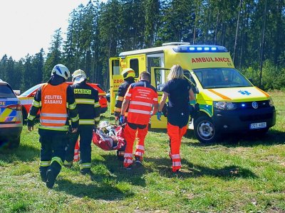 Modré nebe nad Českými Budějovicemi